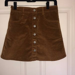 Corduroy skirt
